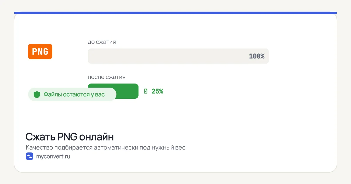 Сжать PNG онлайн без потери качества — бесплатно